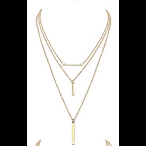 BOHEMIAN ARMENIAN Jewelry - 🙅🏻♀️SOLD🙅🏻♀️TRIPLE LAYER LARIAT NECKLACE